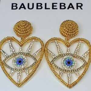Baublebar Evil Eye Heart Earrings